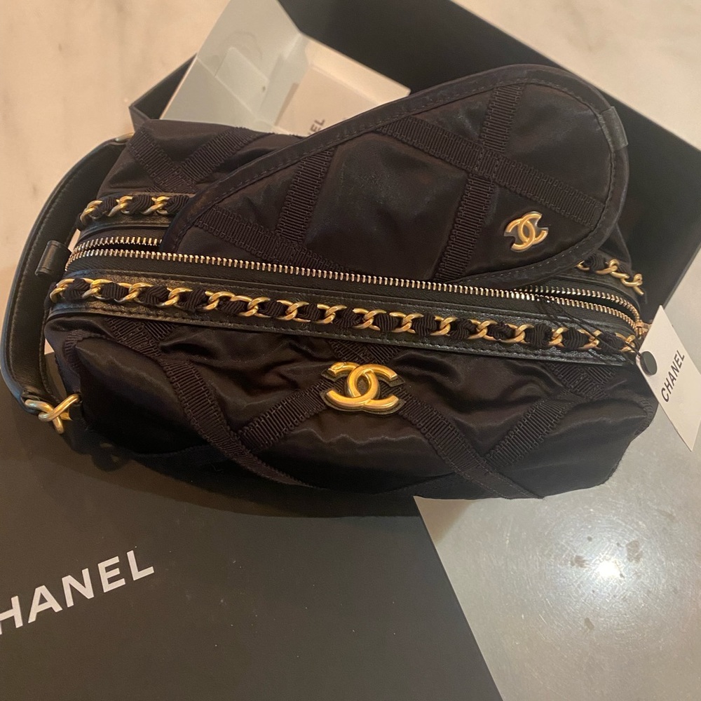 Chanel Pouch with Sleep Mask